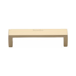 M Marcus Heritage Brass Wide Metro Design Cabinet Handle 101mm Centre to Centre